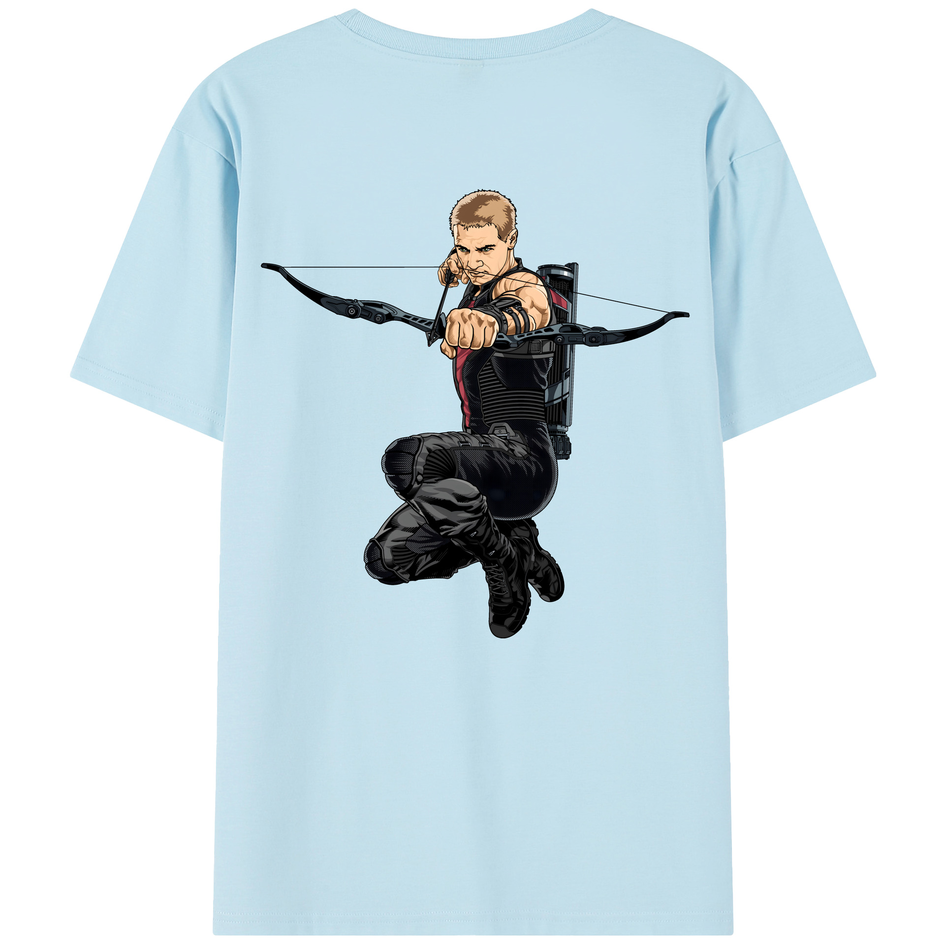 （画像用） アベンジャーズ The Avengers 綿100％半袖Tシャツ（背面プリント）